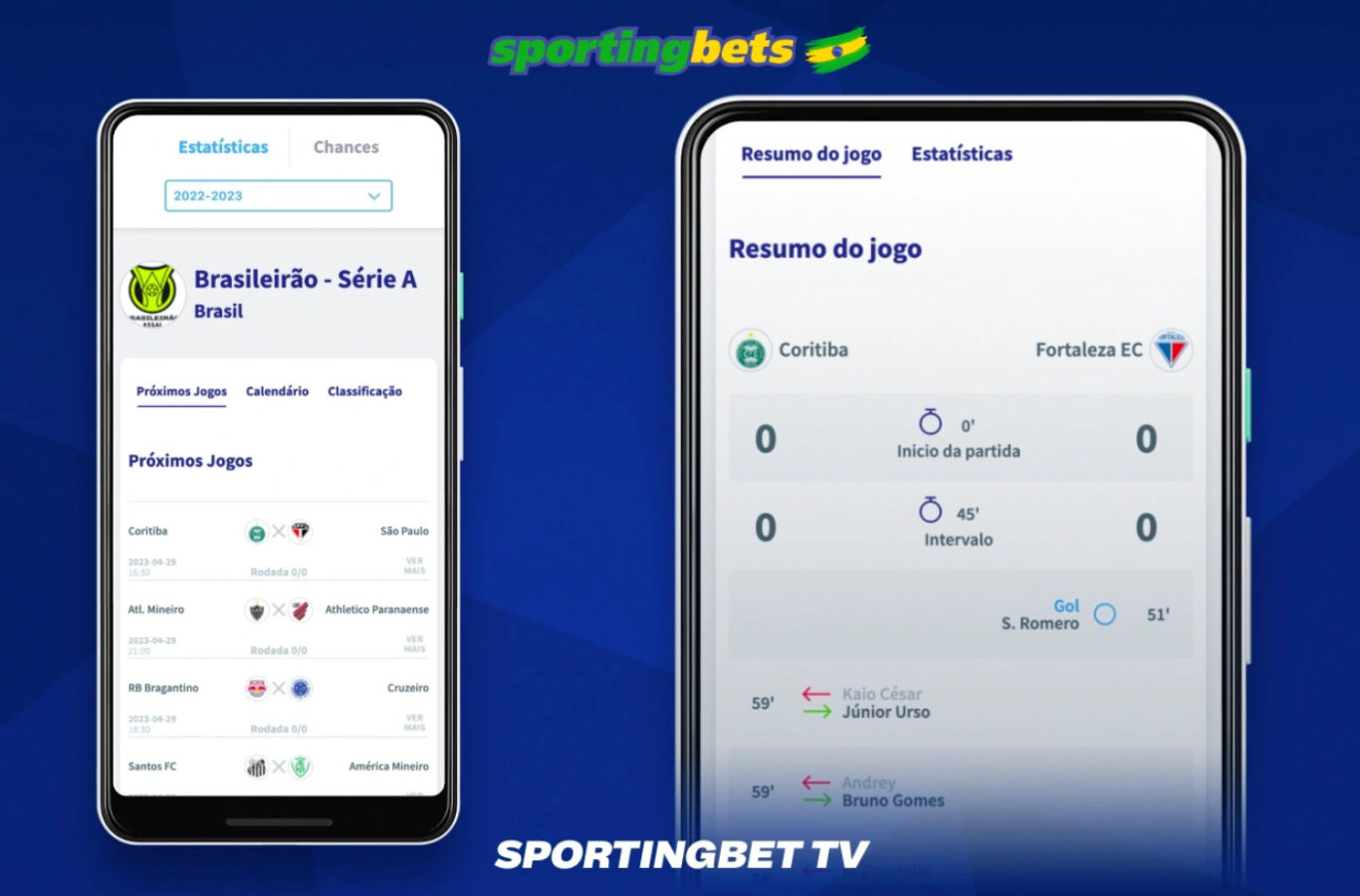 Transmissões ao vivo – assistir futebol junto com Sportingbet